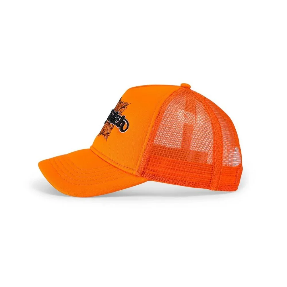 Von Dutch Foam Chopper Trucker Hat Orange MSRP89